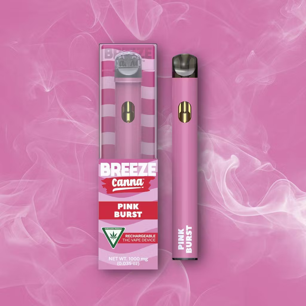 Breeze Canna Pink Burst THC Disposable